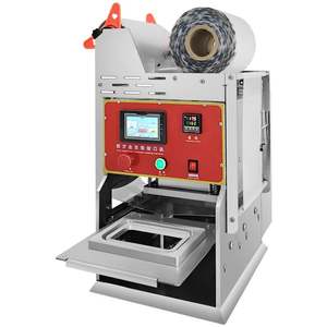 เครื่องซีลถาดอาหารเชิงพาณิชย์ เครื่องซีลถาดอาหารแบบตั้งโต๊ะ เครื่องซีลถาดพลาสติกสำหรับอาหารฟาสต์ฟู้ด - Product Image 4