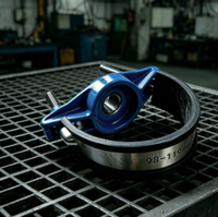 GGG-50 Selle de raccordement universelle en fonte ductile avec sortie filetée et bande de fixation en acier inoxydable 304
