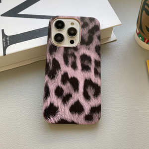 Custodia in pelle di lusso leopardata con tre confezioni <span class=keywords><strong>Cover</strong></span> protettiva a freddo per <span class=keywords><strong>iPhone</strong></span> 16ProMax 14 13 cellulare per <span class=keywords><strong>Apple</strong></span> - Product Image 2