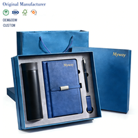 2026 Myway Großhandel Werbegeschenke Luxus-Artikel Notizbuch Geschäftsgeschenk Thermobecher Anpassbares Notizbuch-Geschenkset mit Stift