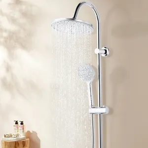 High Quality Trade The Stainless Steel 3 Modes Bathroom Shower Column Set