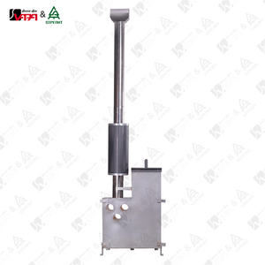 Estufa de leña integrada de mayor calidad Vapasauna hecha de acero inoxidable 304 con chimenea y pala de VP-IN1015K-5 - Product Image 2