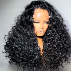 วิกผมคนผมตรงแบบลอนสำหรับผู้หญิงผมตรงแบบลอนผมกัมพูชา - Product Image 1