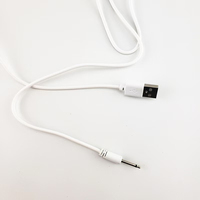 Câble de chargeur USB DC 2.5 pour vibrateur, cordon d'alimentation audio