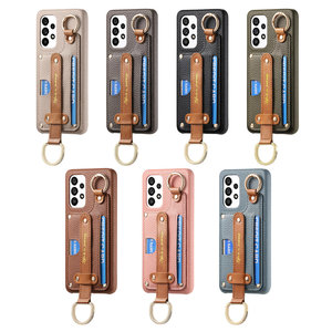 <span class=keywords><strong>Étui</strong></span> de téléphone en cuir PU de qualité supérieure pour A36/A56 A17 A16 S26, design style Ins, fonction portefeuille, fente pour cartes, béquille dissimulée, dragonne - Product Image 2