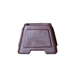 กระถางบอนไซจิ๋วทรงสี่เหลี่ยมขนาดเท่าฝ่ามือ ทำด้วยมือโดยจาง เคเล่ย์ - Product Image 5