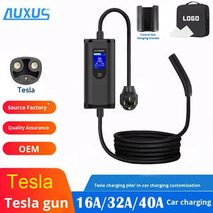 ที่ชาร์จ EV แบบพกพา7KW แบบมาตรฐานของเทสลาเข้ากันได้กับโลโก้ปลั๊กแบบ2เมนเนคส์แท่นชาร์จสำหรับบ้านสำหรับรุ่น S/3 /x/y - Product Image 5