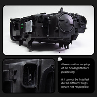 Projecteur LED DRL clignotant pour X5 F15, phares LED pour X5 F15 2014-2018, pièces de remplacement pour transformation de feux avant anciens en nouveaux.