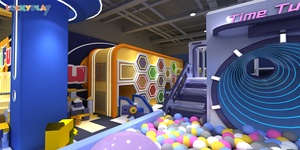 Thương mại sân chơi trong nhà tường trò chơi leo núi phiêu lưu khu vực tùy chỉnh thiết kế tương tác chơi cho trẻ em trung tâm vui vẻ - Product Image 4