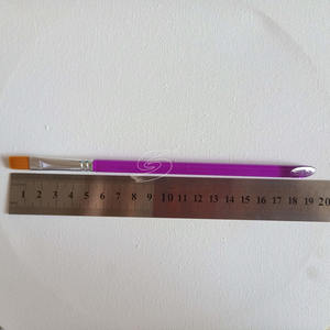 Ensemble de pinceaux d'artiste de peinture bricolage pour enfants avec poignée en plastique coloré cheveux en nylon pour projets d'art pour enfants - Product Image 5