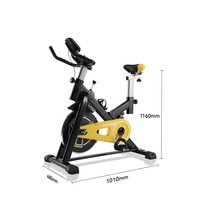 Bicicleta de Spinning Vertical para Ejercicio en Casa, Silenciosa, con Resistencia Magnética, Equipo de Rehabilitación, Metálica, Capacidad de 200 kg