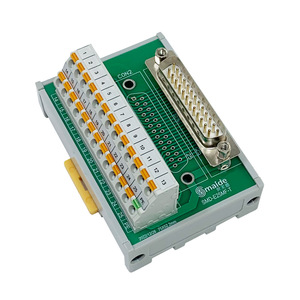Bloc de bornes à vis D-SUB 25 broches avec interface DB, en cuivre étamé, pour carte <span class=keywords><strong>PCB</strong></span>, 24VDC, enfichable en ligne, 26-12 AWG, 1A max. en courant continu - Product Image 4