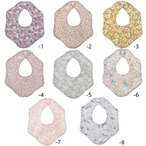 ดอกไม้ปรับผ้ากันเปื้อนเด็กผ้าฝ้ายน้ําลายผ้าเช็ดมือเด็กผู้หญิงให้อาหารเรอผ้าอุปกรณ์เสริมสิ่งทารกแรกเกิด Bib - Product Image 2