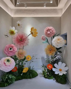 ענק נייר אורגנזה לעמוד פרחים חתונה ענק חתונה קישוט אירוע - Product Image 2