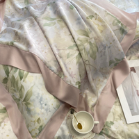 Luxe 100% Tencel Lyocell literie été couette ensemble de draps Offre Spéciale