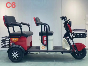 Tricycles électriques LTL 2026 à succès, 2 rangées, vente directe usine, batterie lithium 60V 600W/800W, vitesse max 38km/h, transport enfant - Product Image 3