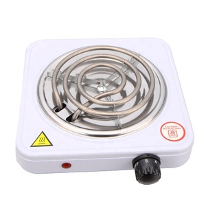 Piastra calda elettrica <span class=keywords><strong>per</strong></span> la casa 1000W in metallo 1 bruciatore con manopola di controllo della temperatura della bobina di <span class=keywords><strong>riscaldamento</strong></span> della stufa elettrica - Product Image 2