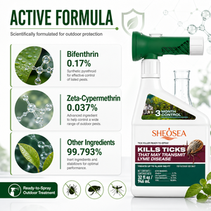 <span class=keywords><strong>Spray</strong></span> anti-tiques moderne et doux de qualité supérieure, à appliquer par pulvérisation, élimine les tiques porteuses de la maladie de Lyme, protection de 3 mois pour la cour, chiens, chats, parfum frais, pelouse/patio - Product Image 3