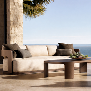 Conjunto de Sofás de Exterior para Jardín Muebles Impermeables con Brasero Muestra de Conjunto de Sofás de Exterior Asiento de Aluminio Moderno Juego de Muebles de Patio de Aluminio - Product Image 2