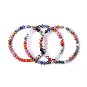 Pulsera de Piedras Naturales Facetadas – Joyería de Cuentas Multicorales de Cuarzo Rosa, Ojo de Tigre y Ágata - Product Image 1