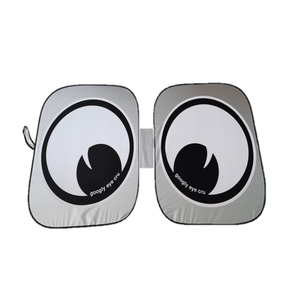 แผ่นบังแดดรถยนต์พิมพ์โลโก้เงินแบบกำหนดเองของ Beckon สำหรับป้ายโลโก้ปั๊มน้ำมัน ใช้สำหรับโปรโมชั่นฤดูร้อน - Product Image 3