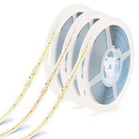 Éclairage décoratif 220V 110V, bande lumineuse LED 240 leds/m avec adhésif, étanche IP44, Luces Led, rouleau de 10m, bande lumineuse LED 2835