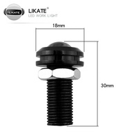 Lkt 18mm Voiture Auto Moto Étanche 1.5W 3W 6W COB A MENÉ la lumière courante de jour 12v aigle yeux LED lumière