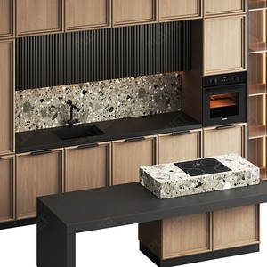 Giá bán buôn sẵn sàng để lắp ráp tủ bếp gỗ rắn - Product Image 3