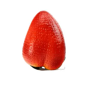 거대한 거대한 8 인치 높이 가짜 인공 과일 딸기 홈 장식 거품 플라스틱 딸기