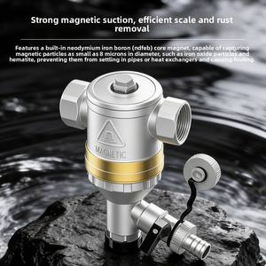 Filtre de chaudière murale manuel en cuivre de précision, filtration 100 microns pour usage domestique, qualité d'<span class=keywords><strong>eau</strong></span> ultra-purifiée - Product Image 3