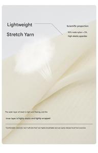 Yoga New See Through Fixed Pad Wide Hem Band Long Sleeved Crop Fitness Clothing Sports Outdoor Mesh <strong>Mock</strong> <strong>Neck</strong> Women's <strong>Top</strong> - Product Image 4