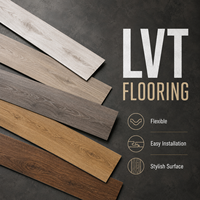 Loseta Vinílica Autoadhesiva LVT con Apariencia de Mármol, Material Libre de Formaldehído Grado E0, para Áreas Interiores de Alto Tráfico