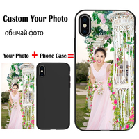 Coque de téléphone personnalisée DIY pour iPhone 13 12 11 Pro Max SE 2020 8 7 6 Plus, personnalisable avec photo pour iPhone X XR XS Max