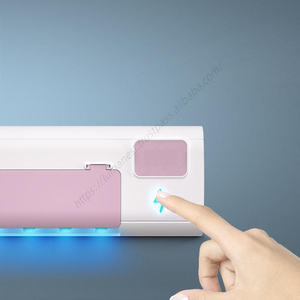 Ensemble d'accessoires de salle de bain intelligents A2606 en gros avec support mural UVC et étagère automatique - Product Image 5