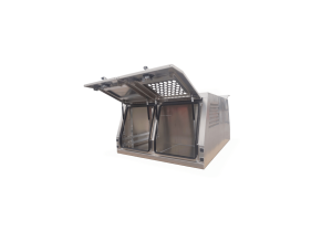 Aluminium Ute Canopy with 1/4 <b>Dog</b> <b>Box</b> Compartment & 3/4 <b>Storage</b> Area - Product Image 6