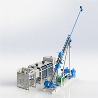 Plataforma de perforación hidráulica completa portátil R600B con motor de bomba utilizado para perforación de minas de construcción plataforma de perforación rotativa