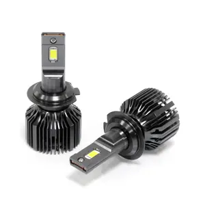 M1 lampu depan Led mobil Super terang, bohlam lampu depan Led H1 H3 H7 sistem petir otomatis 150 9005