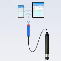 Medidor de calidad de agua industrial RS485 4-20mA Sonda de fluorescencia Acuario Oxígeno disuelto Sensor óptico de DO para aguas residuales