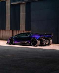 2024中国NO1新款上市光泽汽车包装乙烯基贴花汽车贴纸紫色混合蓝色薄膜批发汽车包装薄膜 - Product Image 6