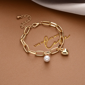 Nuevo Diseño de Pulsera de Oro de 18k para Mujer, Regalos de Joyería para Fiesta, Pulsera Ajustable con Esmalte de Margaritas, Bañada en Oro, Venta al por Mayor - Product Image 4