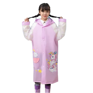 Imperméable en EVA pour garçon, motif dessin animé, écologique, imperméable et respirant, pour la randonnée, la moto, le camping - Vente en gros pour enfants - Product Image 1