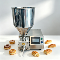 Machine à garnir les gâteaux ZD200-D en acier inoxydable de qualité alimentaire, injecteur de crème pour pâtisserie, garnisseur de beignets, vente directe usine