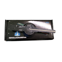 Kipas Holografik 18cm Mini Proyektor Hologram 3D Layar LED Kipas Animasi 3D Fitur Iklan Animasi Dilengkapi WiFi Dapat Dikontrol via Aplikasi