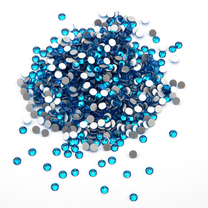 Yantuo Ss34 7Mm Niet-Hete Fix Ronde Kristallen Steentjes Blauwe Flakback Steentjes <span class=keywords><strong>Cristal</strong></span> Steen, Voor Kerstversiering - Product Image 3