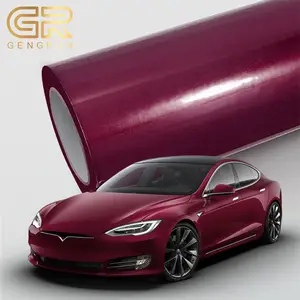 Hot Repair PET Car Body Wrap Car Paint Protection Film Glossy Gray PPF Car Wrapping Sticker