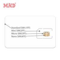 Smarte Internationale Weltweite Globale Roaming Blanko FDD 2FF/3FF/4FF M2M SIM-Karte