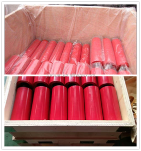 Özelleştirilmiş verimli ve güvenilir üst sürtünme Troughing eğitim avara rulo karbon çelik taşıma silindiri - Product Image 4