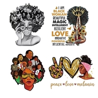 Más de 100 estilos Black History DTF Transfer Iron on Transfer My RootsHeat Transfer Pegatinas personalizadas Dtf Screen Printed Decal