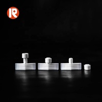 Bouchon à bec verseur 5 mm en PE mini, écologique, durable, réutilisable, léger et anti-fuite, de qualité alimentaire, pour pochettes de cosmétiques et crèmes pour le visage