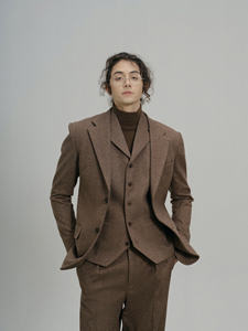 La mejor opción para ropa de invierno informal para hombres, pantalones de lana en espiga, servicios ODM clásicos, patrón recto hecho en Vietnam - Product Image 6